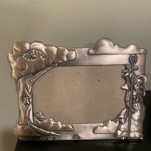 Silver Decorative Picture Frame with Little Bo Peep